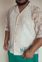 Load image into Gallery viewer, Rose Lace Coco Button Shirt